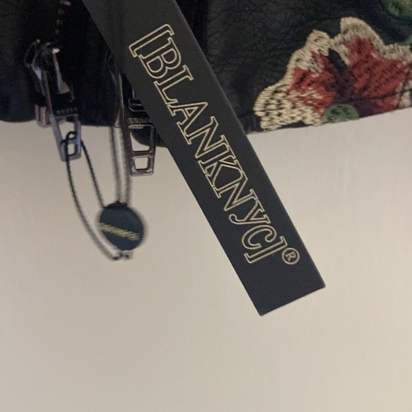 BlankNYC Embroidered Faux Leather Jacket - Picture 6 of 15